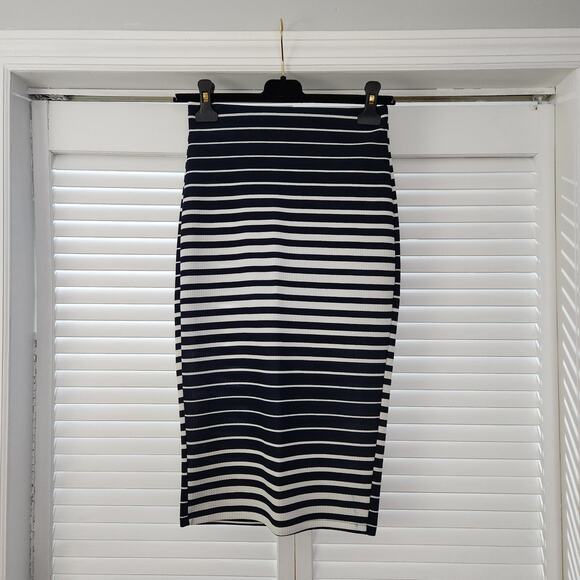 Wearever Body Slimming Pencil Skirt Blue and White Size S - Picture 7 of 7